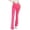 Hot Pink, variant on Women's Wide Leg Pants Horn Yoga Pants Women's High Waisand Hip Lifting Slim Sports Leisure Fitness Pants Hot Pink