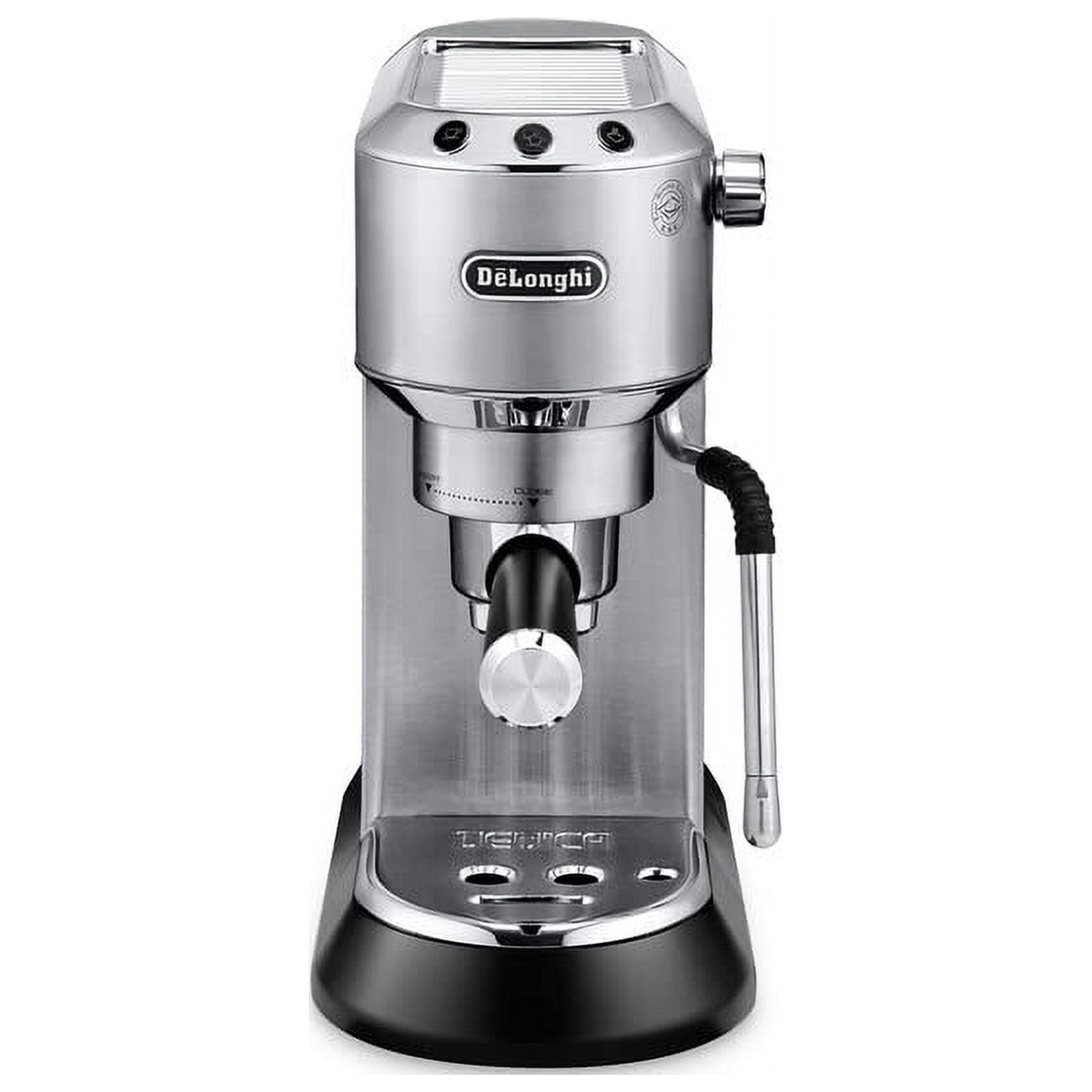 DeLonghi Dedica Arte 15 Bar, 1-Cup Metal Silver Espresso Machine