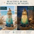 thumbnail image 2 of DIY Lighted Sea Glass-Style Lighthouse Kit Collection, DIY Sea Glass Lighthouse Kit with Pieces & Guide, Adults Craft Kit, Handmade Ocean Beach Decor Gift for Craft Lovers.C, 2 of 7
