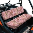 thumbnail image 2 of HUIACONG Pink Camo Hunt UTV Seat Covers Waterproof Comfortable UTV Seat Covers Protector Non-Slip Soft Fit for Kawasaki Mule 3000 3010 3020, 2 of 7