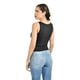 thumbnail image 3 of Blusa sin mangas escote tipo barco /Juvenil, 0271 (Negro) negro M, 3 of 4