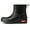 Black, variant on HISEA Waterproof Rain Boots for Women,Chelsea Anti-Slip Garden Work Shoes,Grey,Size 6.5