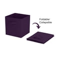 thumbnail image 4 of Mainstays Storage Cube Basket Box, Foldable, Home Organization, Main Materials Are Non Worn Fabric and Paper Card, Perfect for Nursery, Playroom Etc., 4 of 6