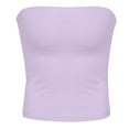 thumbnail image 4 of Womens Sleeveless Tops Tank Top for Women Women's Strapless Camisole Top Summer Casual Sleeveless Tank Basic Comfortable Stretchy Soft Breathable Daily Wear Beach Vacation, 4 of 4