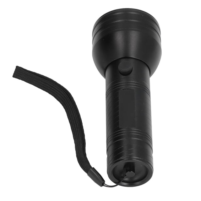 UV Flashlight, Large Irradiation Range Waterproof Grade Easy Use 395nm UV Flashlight IPX-4 Waterproof for Check Bills for Trademark Anti Counterfeiting