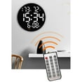 thumbnail image 3 of serony Wall Clock USB Powered Clock Digital Clock for Living Room White, 3 of 9
