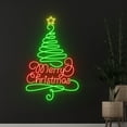 thumbnail image 2 of Handmadetneonsign Custom Merry Christmas Neon Sign, Merry Christmas Tree Neon Sign, Happy New Year, 2 of 5