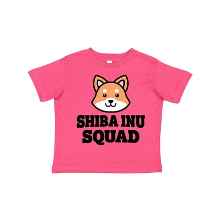 

Inktastic Dog Shiba Inu Squad Gift Toddler Boy or Toddler Girl T-Shirt
