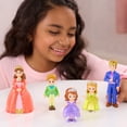 thumbnail image 3 of Disney Jr. Sofia the First Royal Family Figure Set, 5-Piece Kids Figure Set with Princess Sofia, Princess Amber, Prince James, King Roland II, and Queen Miranda, //, 3 of 7