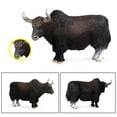 thumbnail image 2 of Figurine d'Animal Yak Taureau Simulation Modèle PVC Décoration de Table Jouet Éducatif pour Enfants, 2 of 7
