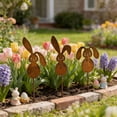 thumbnail image 6 of Garden Flower Pot Outdoor Courtyard Inserts Wrought Iron Silhouettes Decorative Easter Party Supplies, 6 of 6