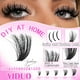 thumbnail image 3 of Kit de extensiones de pestañas YIDUO Lash Clusters con adhesivo y removedor, 3 of 9