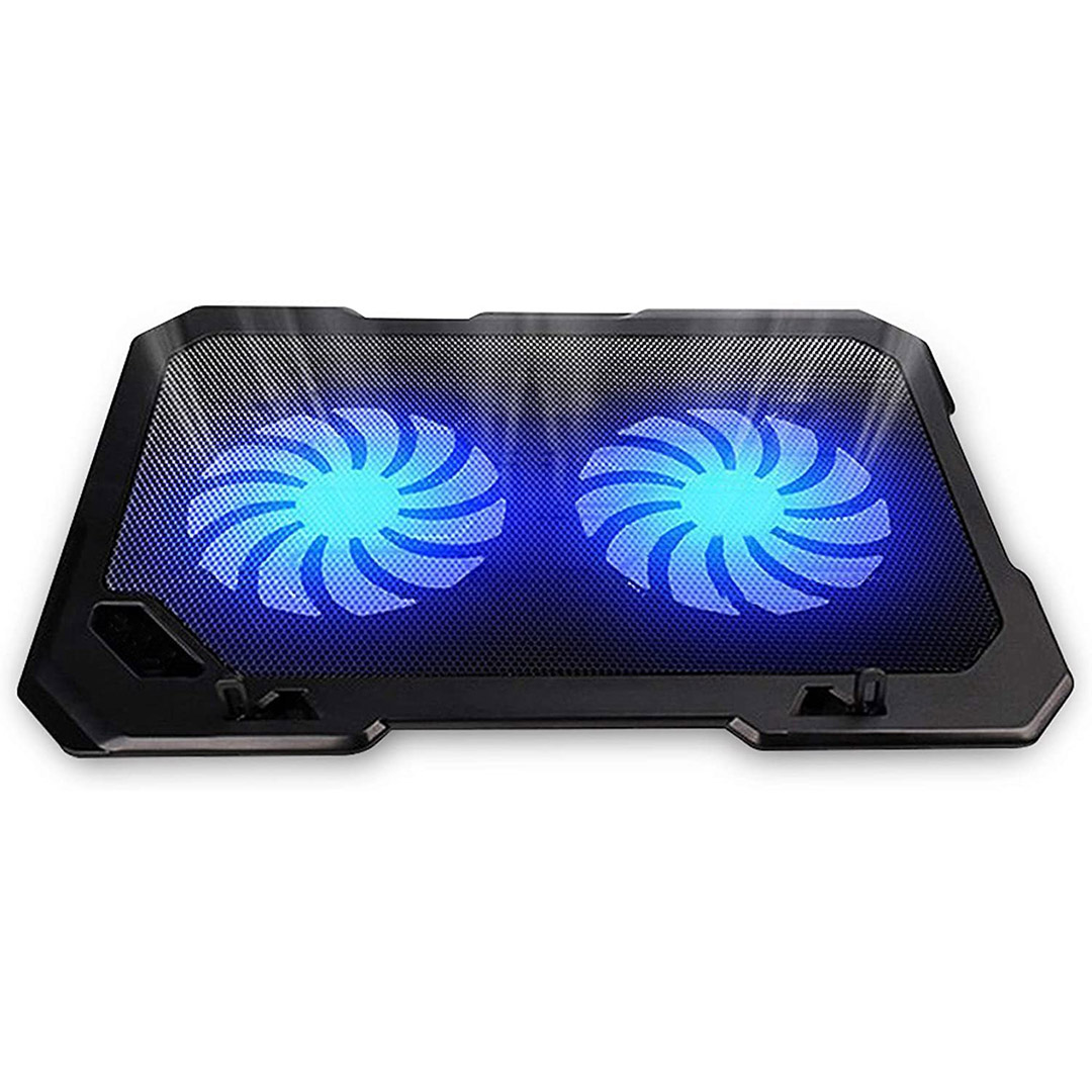1115.6 Laptop Cooler Cooling Pad Ultra Slim Portable 2 Quiet Big Fans