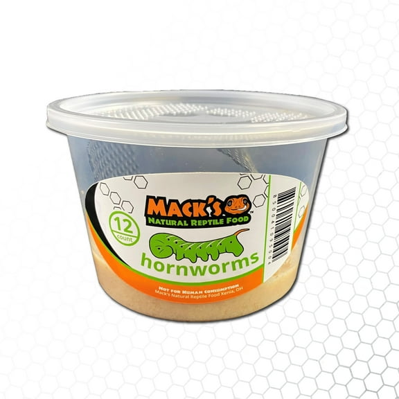 Mack's Natural Reptile Food 12 ct. Hornworm