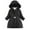 Black, variant on Auroural winter jackets for girls Girls' Medium To Long Winter Thick Jacket With Hood Warm Jacket Fashionable Jacket,3-10Years Black 8 Years