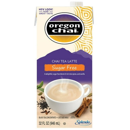 Oregon Chai Original Sugar-Free Chai Tea Latte Concentrate, 32 fl oz