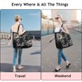 thumbnail image 5 of Pioneer Flower Floral Print Pattern Travel Tote Bags for Women Carry On,Large Weekender Bags for Women Travel,Multi Functional Duffle Bag for Work,Shopping,Sports, 5 of 5