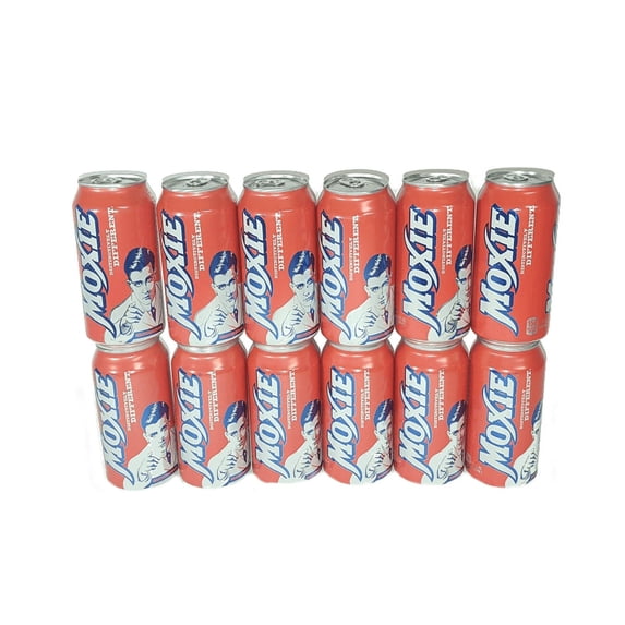 Moxie Moxie Soda Pop, 12 fl oz, 12 Pack Cans — product image
