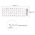 thumbnail image 2 of Japanese Keyboard Stickers PC Keyboard Sticker White Background with Black Lettering 3Pcs, 2 of 3