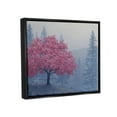 thumbnail image 3 of Stupell Pink Cherry Blossom Nature Landscape Landscape Photography Black Floater Framed Art Print Wall Art, 3 of 6