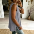 thumbnail image 5 of BUIGTTKLOP Women's Scoop Neck Tank Tops Loose Fitted Casual Sleeveless Shirts Clothes Outfits 2026, 5 of 5
