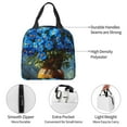 thumbnail image 4 of Fuzoiu Mountain Blue Flowers Vase Print Lunch Bag for Women & Men,Adult Insulated Lunch Box,Leakproof Cooler,Food Lunch Containers,Reusable Lunch Tote Bags for Work, Travel, Outdoor, 4 of 8