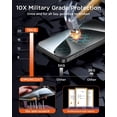 thumbnail image 4 of Protector de pantalla DIMONCOAT TOP 9H+ Glass para iPhone 15 Pro Max, paquete de 4, 4 of 6