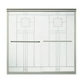 thumbnail image 2 of Sterling 5425-59 Finesse 55-1/2" High X 59-5/8" Wide Sliding Frameless Shower Door -, 2 of 3