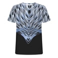 thumbnail image 5 of EGNMCR T-Shirts pour Homme T-shirt Homme 3D Imprimé Abstrait Non Localisé Manches Courtes Col Rond Mode Décontractée Quotidienne Vacances T-shirt Haut Blouses Cadeaux pour Hommes, 5 of 5