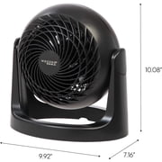 IRIS WOOZOO Circulator Fan, 5.5 Blade, Black