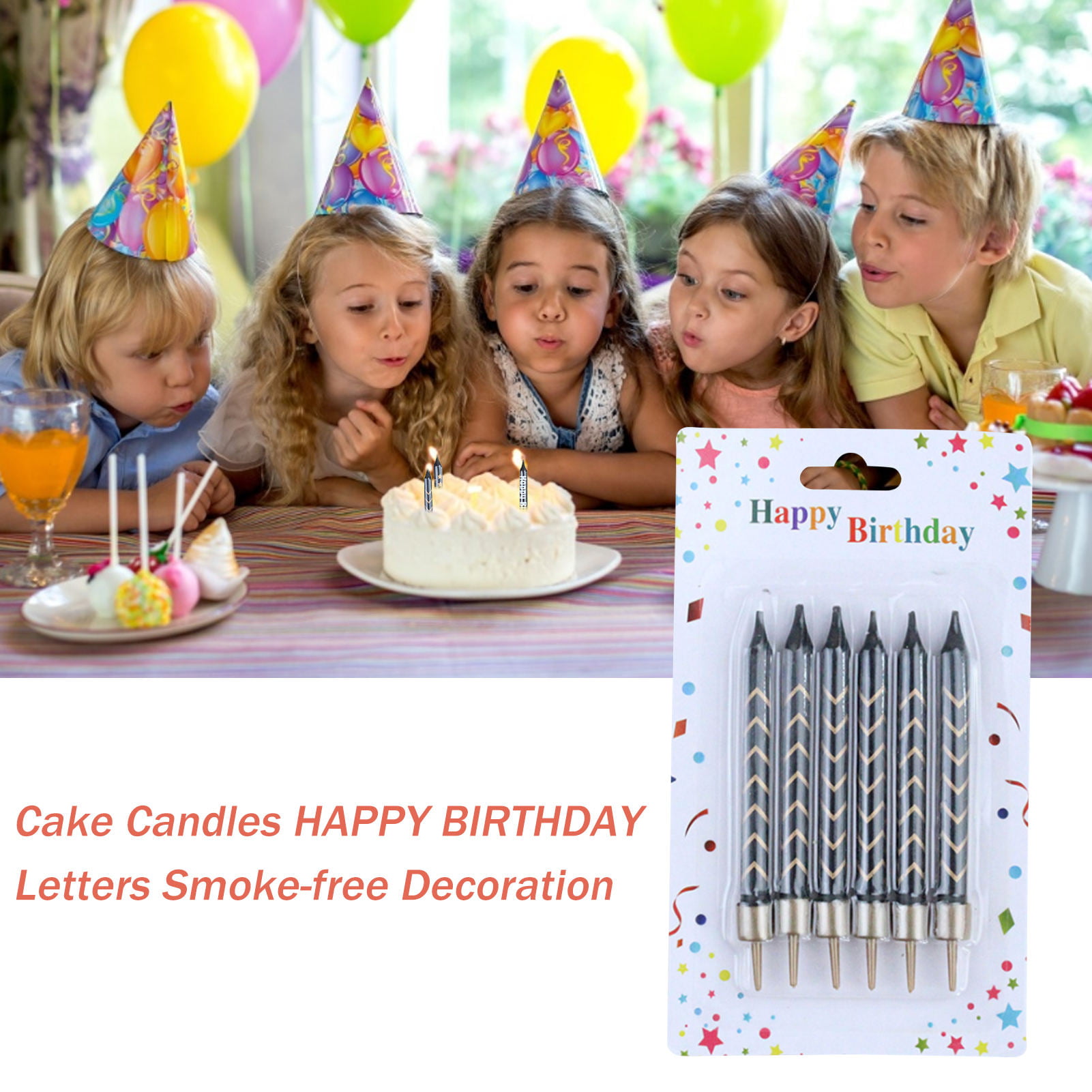 Letter Candle Party Smoke Free Cake Candles For Celebration Birthday Wedding 