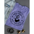 thumbnail image 3 of Raise Feminists Not Fascists T-shirt Color Women's, 3 of 3