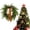 Green, variant on QunYou 50CM Christmas Wreaths for Front Door Artificial Green Wreath for Window Walls Christmas Decor Indoor Outdoor Home