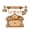 Retro Telephone, variant on 106PCS Wooden Mechanical Clock 3D Puzzle Kit, DIY Gear Driven Timepiece Assembly Set With Desktop Display Decor For Hobbyists
