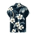 thumbnail image 6 of Mens Hawaiian Shirt Short Sleeve Button Down Shirts Tropical Floral Summer Beach Shirts,S-3XL, 6 of 7