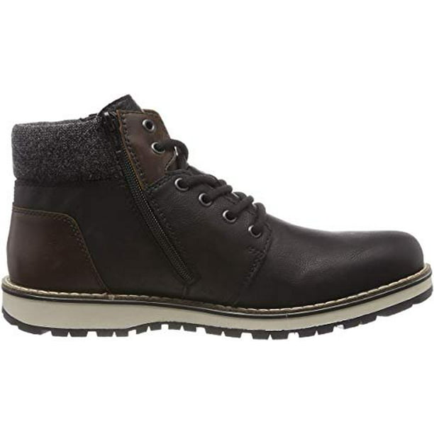 Rieker Men's Durable Slip Ronny Winter Boot Leather M US-Schwarz - Walmart.com