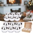 thumbnail image 2 of JHEHF 6 Pieces Round Silver Candle Holders Table Centerpieces Tealight Candle Holders for Anniversary Wedding Birthday Parties and Home Decorations, 2 of 9