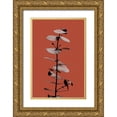 thumbnail image 1 of Artographie Studio 17x24 Gold Ornate Wood Framed with Double Matting Museum Art Print Titled - Eucalyptus Rust 02, 1 of 4