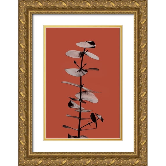 Artographie Studio 17x24 Gold Ornate Wood Framed with Double Matting Museum Art Print Titled - Eucalyptus Rust 02