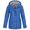 Blue, variant on ZZkhGO Women's Casual Softshell Jacket Lightweight Hooded Button Long Sleeve Solid Striped Collared Coat Travel Outdoor Workout Spring Fall, Pink 3XL