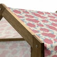 thumbnail image 5 of Romantic Pet House, Valentine's Day Style Rose Composition Love in Pastel Colors, Outdoor & Indoor Portable Dog Kennel with Pillow and Cover, 5 Sizes, Aqua Dark Coral Beige, by Ambesonne, 5 of 5