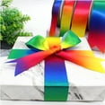 thumbnail image 5 of Weis 1 Roll Rainbow Ribbon High Density Gradient Polyester Ribbon Colorful Gift Wrapping Strip DIY Baking Packing Ribbon for Home Store (22M Long 1.5CM Width Style Colorful), 5 of 6
