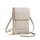 thumbnail image 1 of Bolso para Con Pantalla Táctil Bolso Cuero Antirrobo Cartera Pequeña para Mujer Bolso Bandolera Cuero (gris), 1 of 6