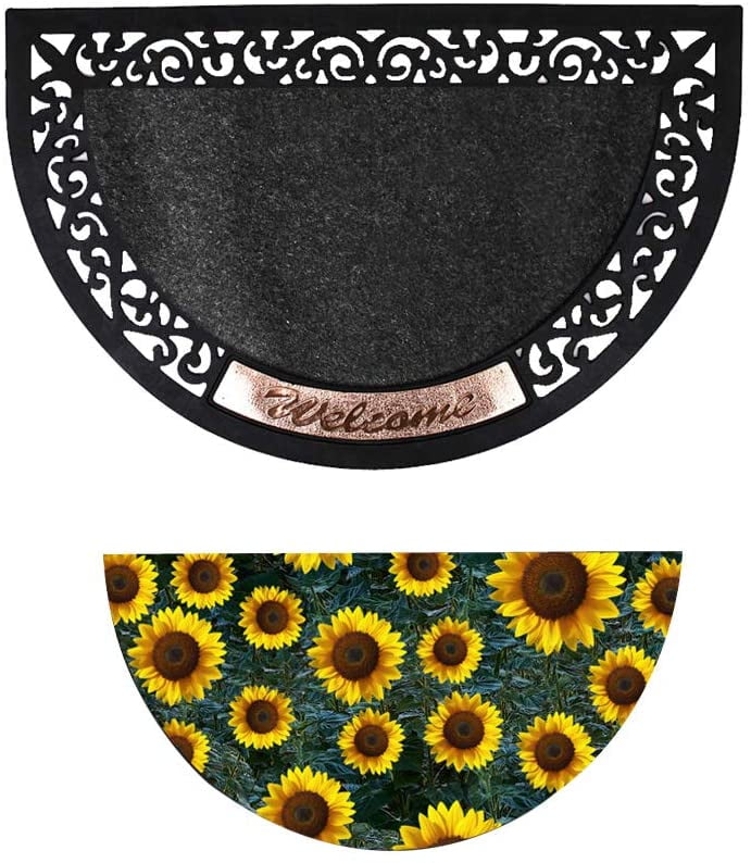 ALAZA Peace Sign Flower Love Heart Black Shag Collection Non-Slip Area Rug Carpet Doormat for Kitchen Entryway Living Room Bedroom Sofa 1'7 x 3'3 ALAZA Peace Sign Flower Love Heart Black Shag Collection Non-Slip Area Rug Carpet Doormat for Kitchen Entryway Living Room Bedroom Sofa 1'7 x 3'3