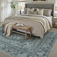 thumbnail image 3 of WIPONKEN 5x7 Area Rugs for Living Room Bedroom Dining Room Office Farmhouse, Machine Washable Non Slip Vintage Persia Rug Gray, 3 of 8