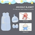 Baby Silkworm Sleeping BagBaby sleeping bag, used for swaddling babies, with hats and gloves