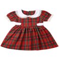 thumbnail image 1 of Enfant Bébé Filles Soeur Appariement Vêtements Manches Courtes Romper Robe, 1 of 6