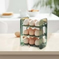 thumbnail image 6 of Egg Holder for Refrigerator Side Door Egg Storage Container for Shelf Drawer S Green, 6 of 9