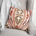 thumbnail image 3 of Creative Products Red Folk Pattern 20x20 Indoor / Outdoor Pillow, 3 of 3