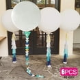 thumbnail image 5 of Globos gigantes de 36 pulgadas, globo grande de látex, globo blanco (calidad de helio premium), para cumpleaños, bodas, fiestas, festivales, decoraciones de eventos de Navidad, 25 unidades brillar Juguete, 5 of 5